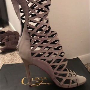 Thigh High cut out Heels